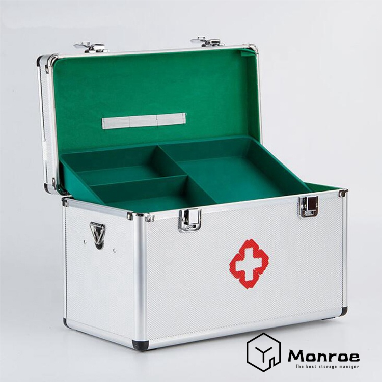 Caja de medicina de bloqueo - Nueva versión Caja de primeros auxilios